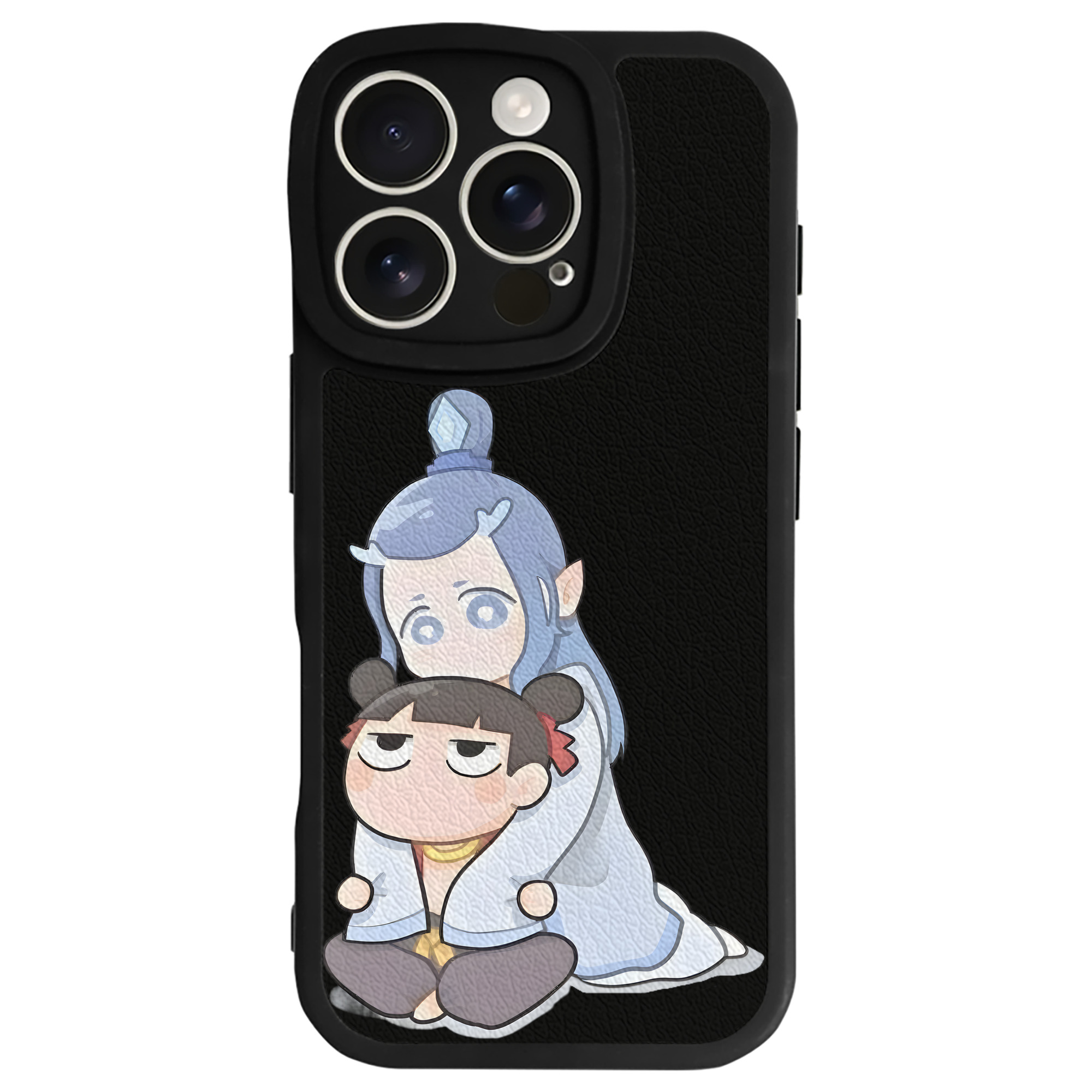 （画像用） Ne Zha 2 ナタ 魔童の大暴れ 【iPhone 16シリーズ対応】シリコンスマホケース（レザー調） 材質：シリコン
